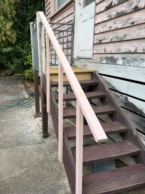 Back platform rebuilt, Ivanhoe: photo 3 of 6