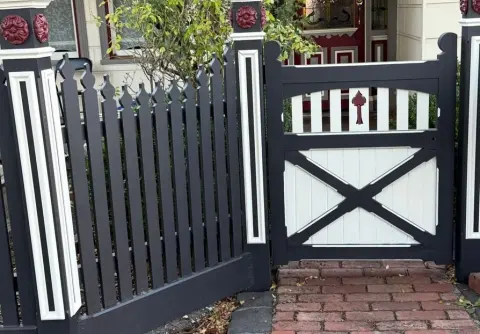 Victorian fence restored, Northcote: photo 2 of 4