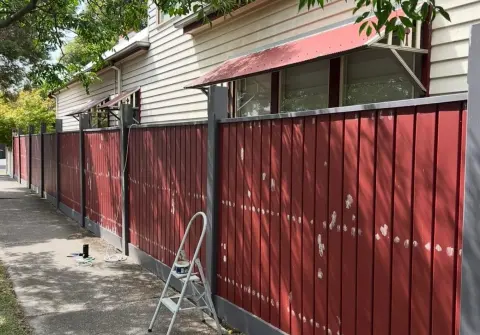 Victorian fence restored, Northcote: photo 3 of 4